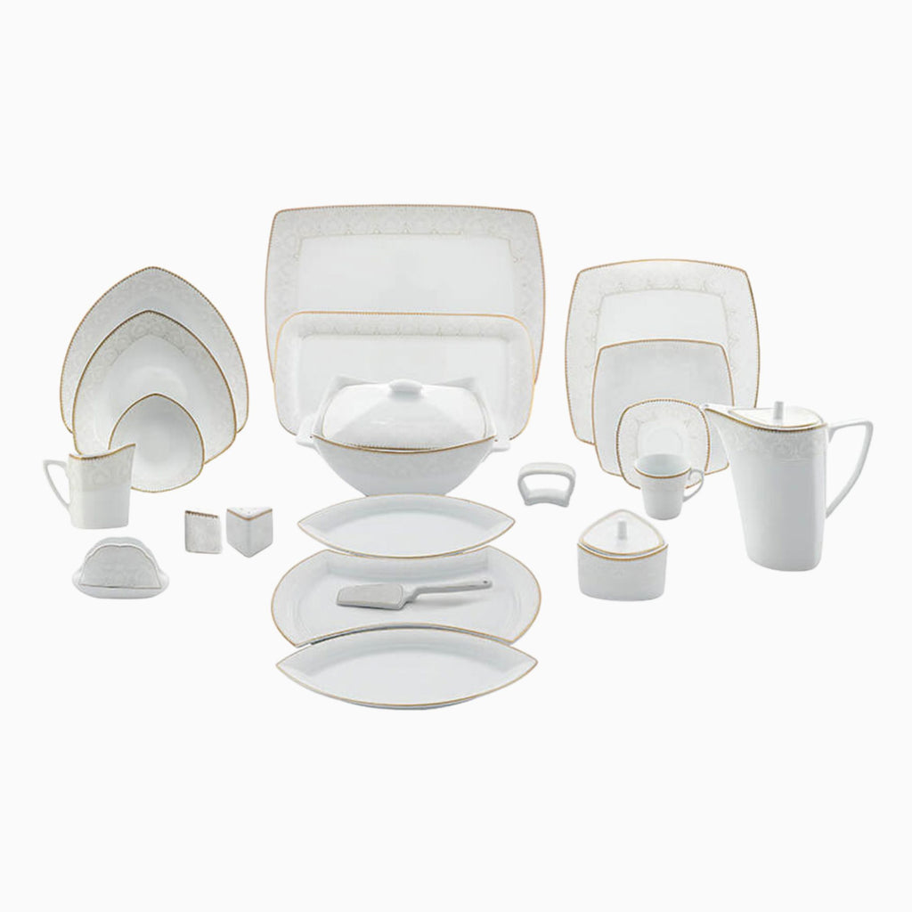 105-PIECE PORCELAIN DINNERWARE SET FOR 12-PERSON