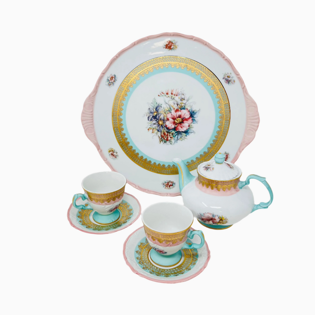 2-PERSON ITALIAN TEA SET, KELLY DESIGN 04P