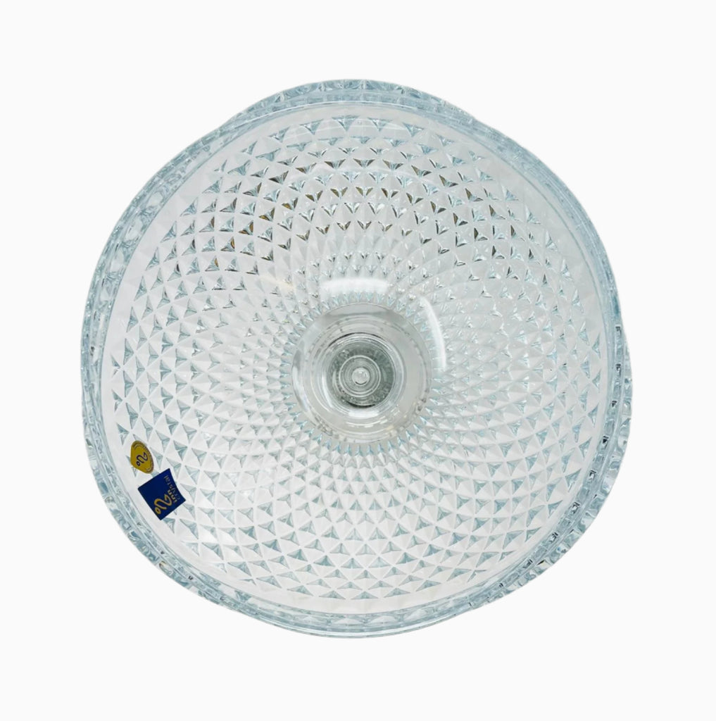 GLASS FRUIT BOWL ON FOOT_MEDUSA