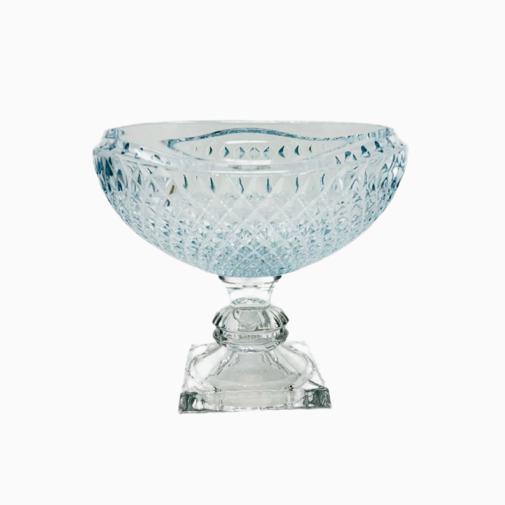 GLASS FRUIT BOWL ON FOOT_MEDUSA