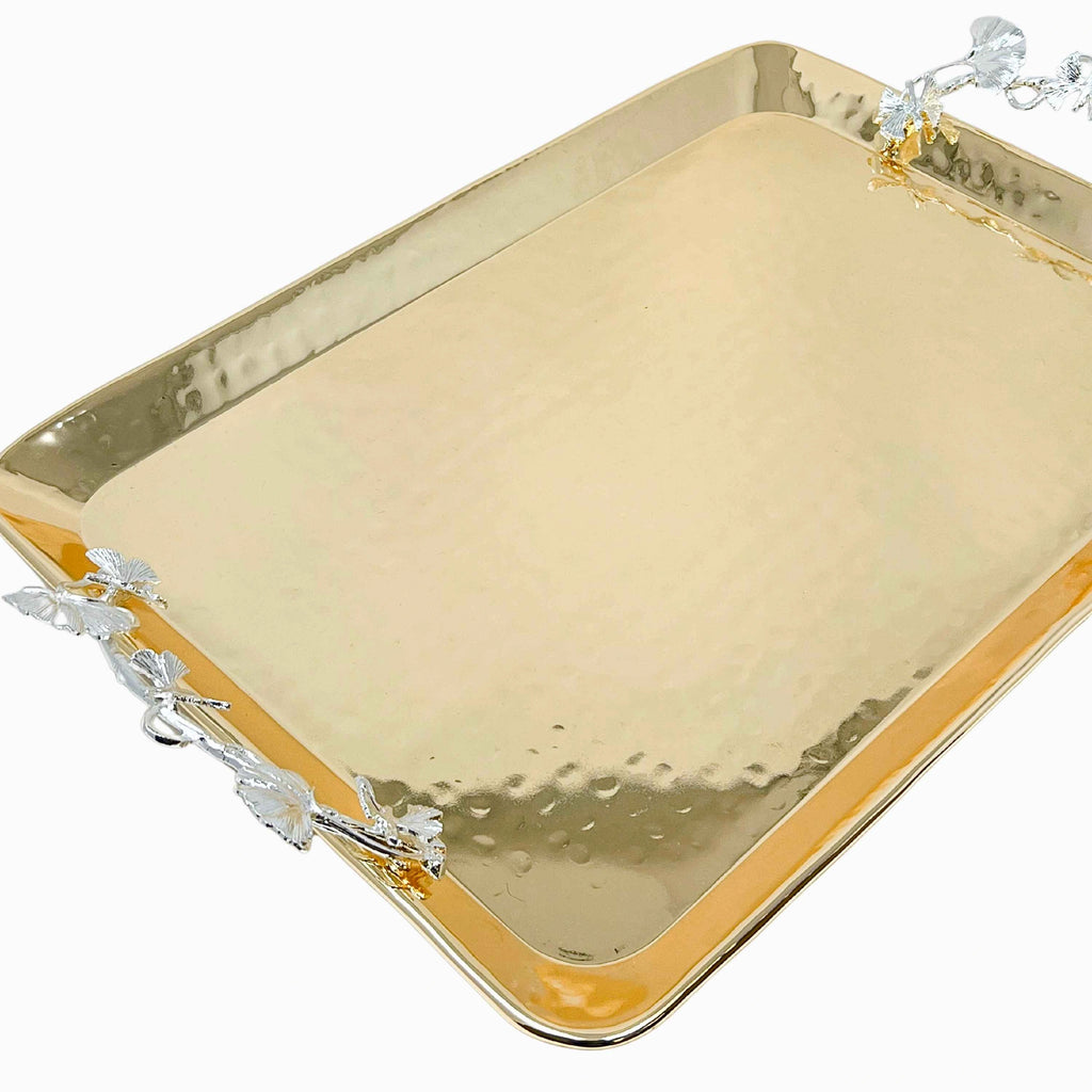 GOLD RECTANGULAR TRAY