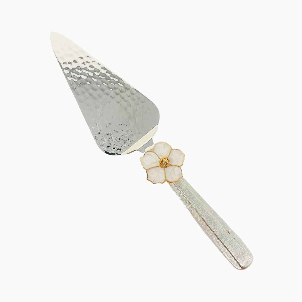 SILVER TONE CAKE SPATULA