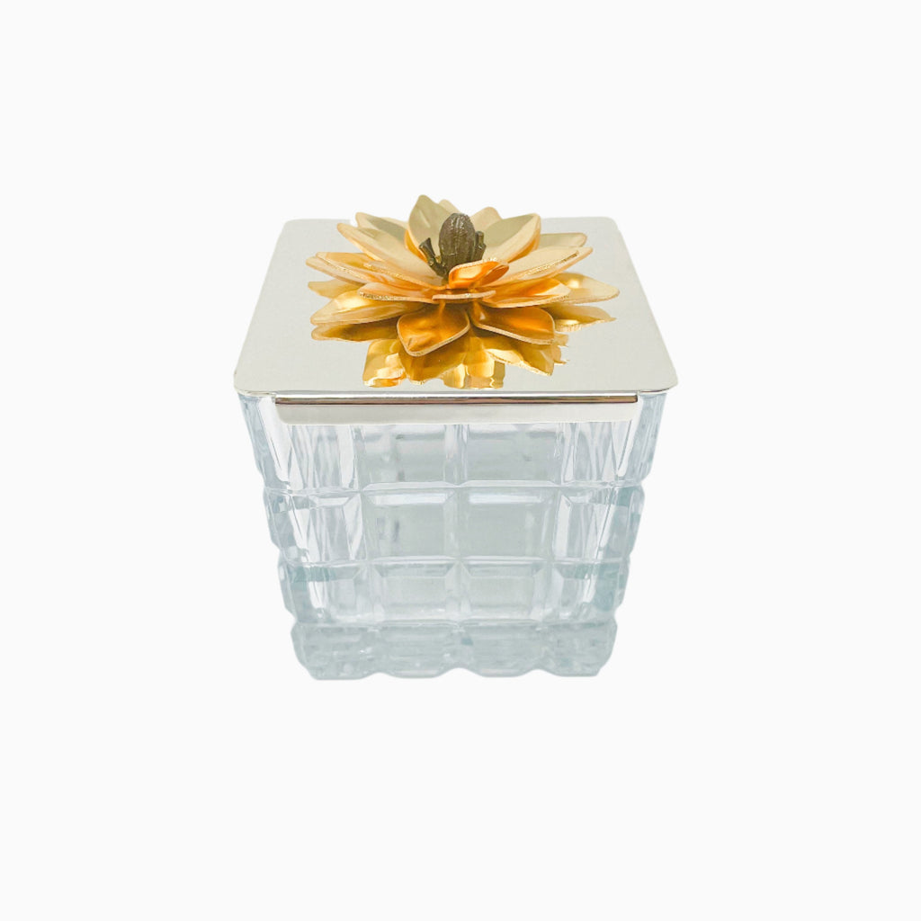 SQUARE GLASS JAR