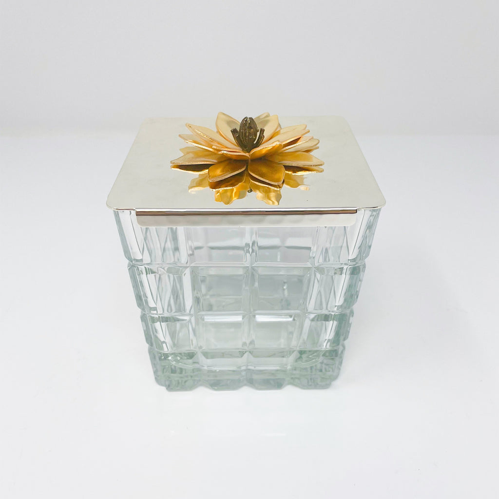 SQUARE GLASS JAR